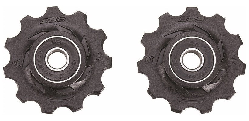 BBB Cycling BDP-02-OEM Derailleur Pulleys Roller Boys 50 Sets - 11T Black