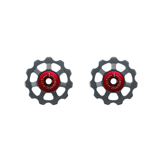 BBB Cycling BDP-22 Pulleys Aluboys Ceramic Anodized - 11T Grey
