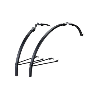BBB Cycling BFD-22 Slim Guard Road Fender Set - Black