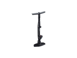 BBB Cycling BFP-20 Floor Pump AirWave Composite W/Dualhead 3.0 - Black