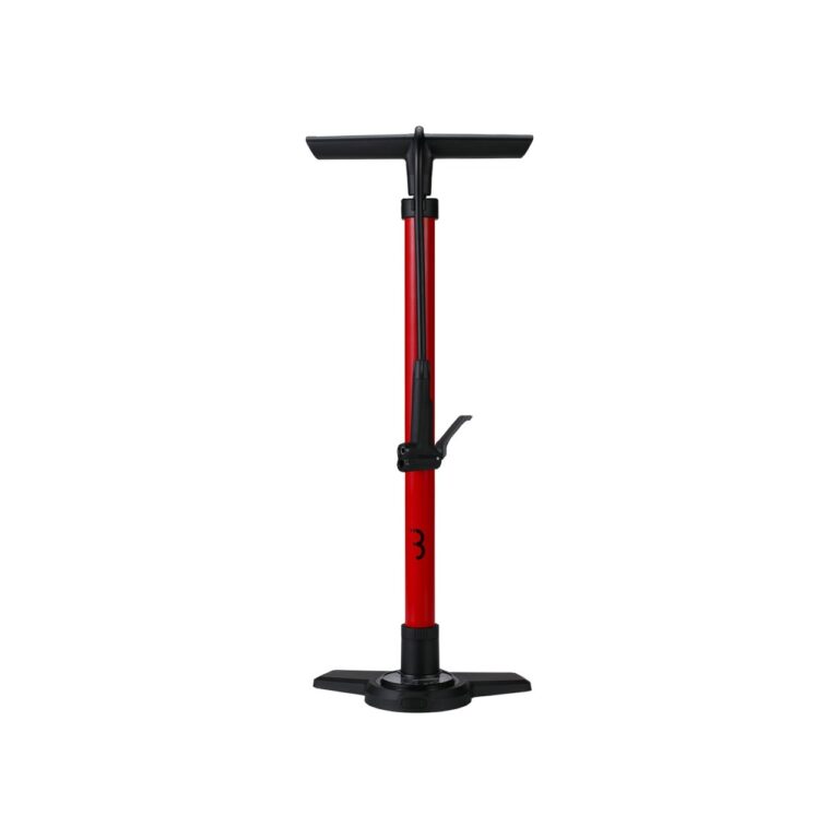 BBB Cycling BFP-28 Floor Pump Air Boost Dual Head 3.0 - Red