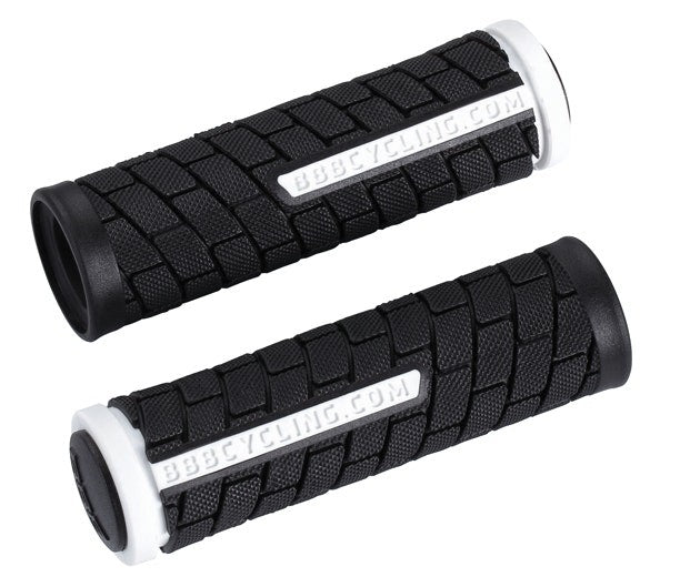 BBB Cycling BHG-07 DualGrip Handlebar Grips - 102MM Black/White