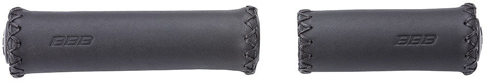BBB Cycling BHG-26N.BK Trekking Exclusive Leather Grips 128/92MM - Black