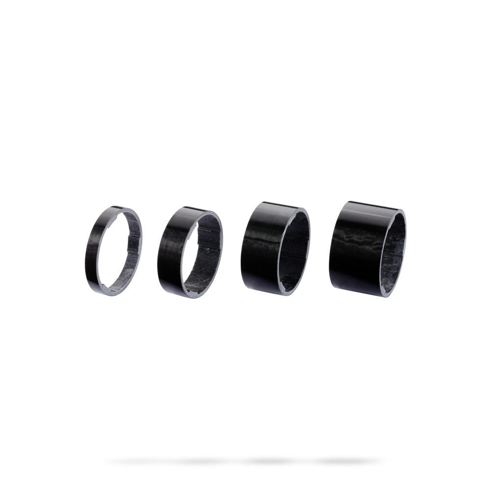 BBB Cycling BHP-35 Ultra Space Headset 1 1/8 5/10/15/20 Carbon Spacer - Black