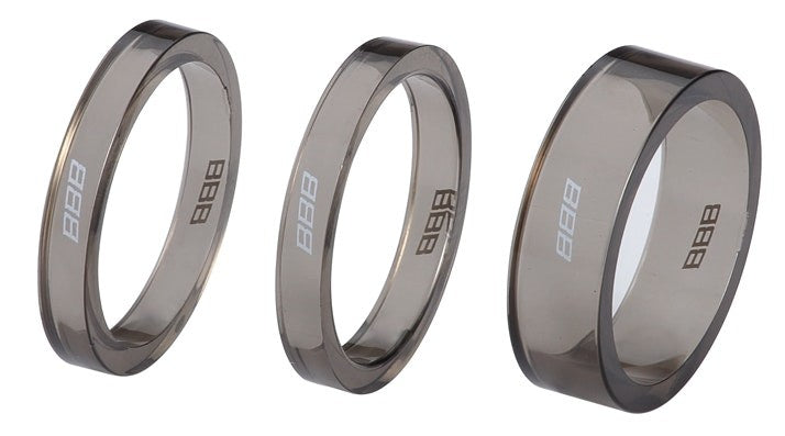 BBB Cycling BHP-37.SM Transspace 1-1/8 2X5MM 1 X10MM - Smoke