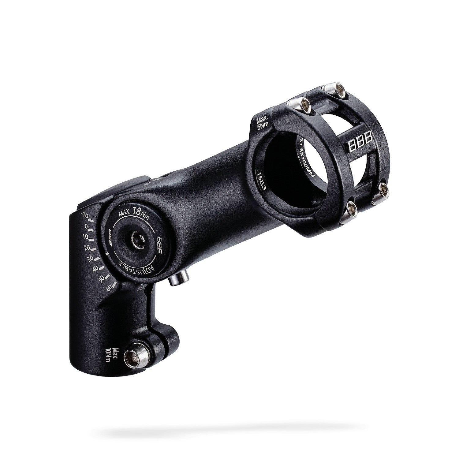 BBB Cycling BHS-35 Highfix OS Adjustable Stem 31.8MM - 80MM Black