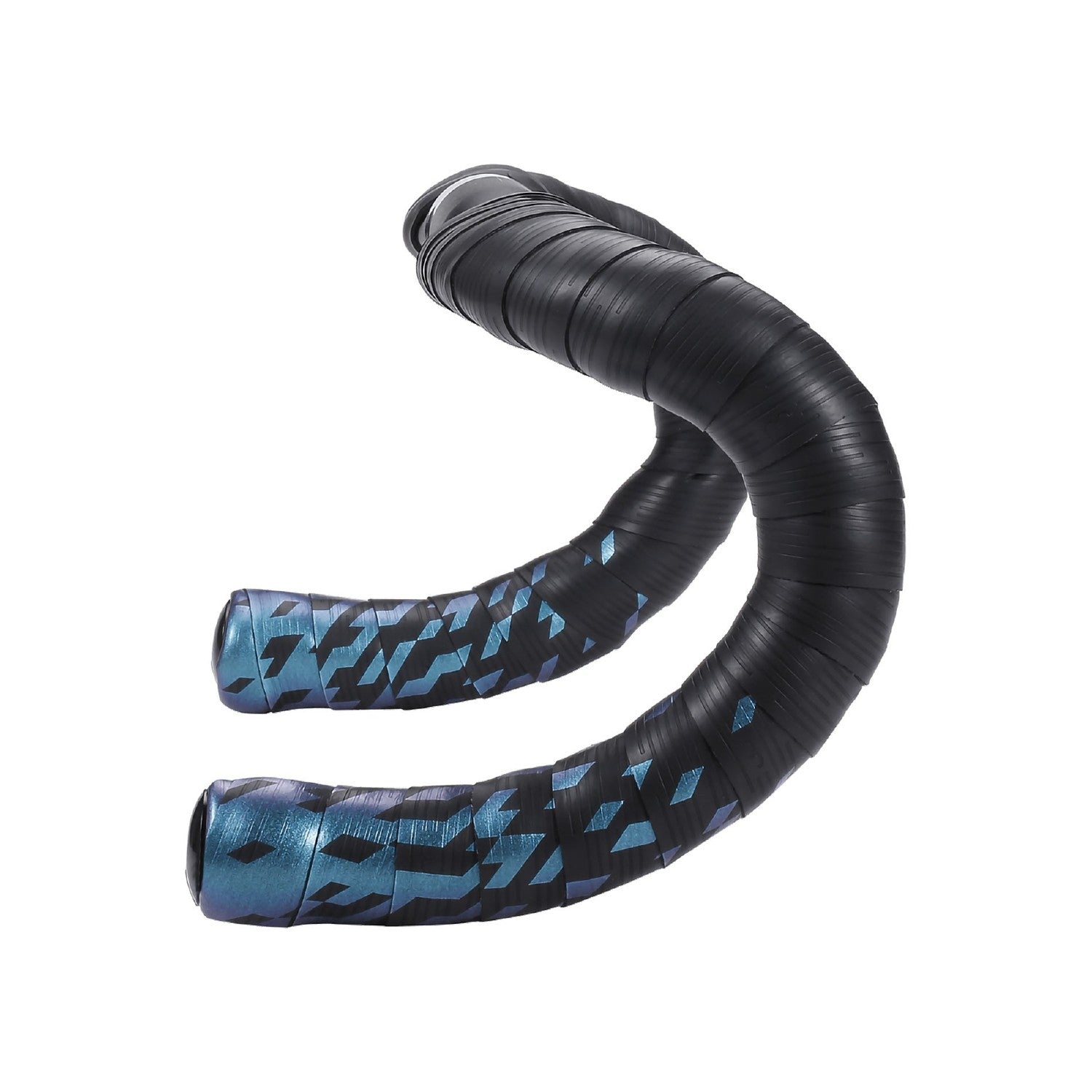 BBB Cycling NanoRibbon Gel Handlebar Tape With Screw-On End Caps - Oil Slick