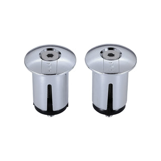 BBB Cycling BHT-96.CH Screwon Bar End Caps (2Pcs) - Chrome