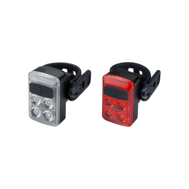 BBB Cycling BLS-237 Slide Rechargeable Front &amp; Rear Combo LED Light Set