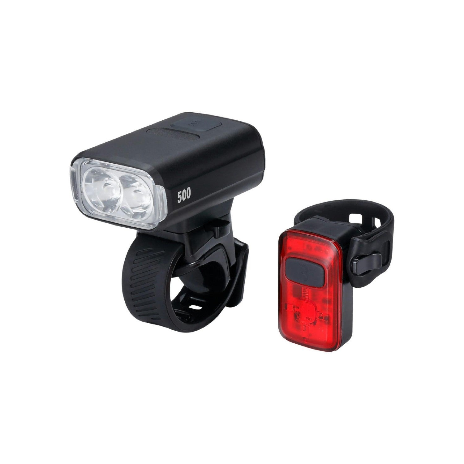 BBB Cycling NanoStrike 500i Headlight Spark Rear Light Combo
