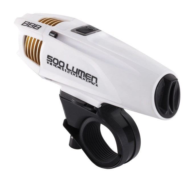 BBB Cycling BLS-72.WH Strike Rechargeable Headlight 500 Lumen - White