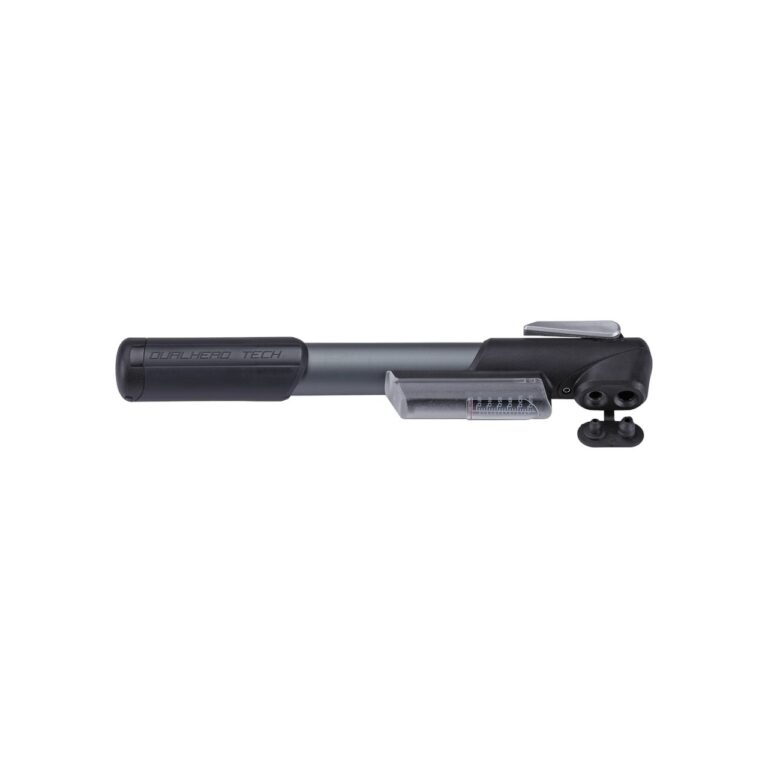 BBB Cycling BMP-57 Minipump Windgun S W/Gauge Alu Grey 230MM - Black
