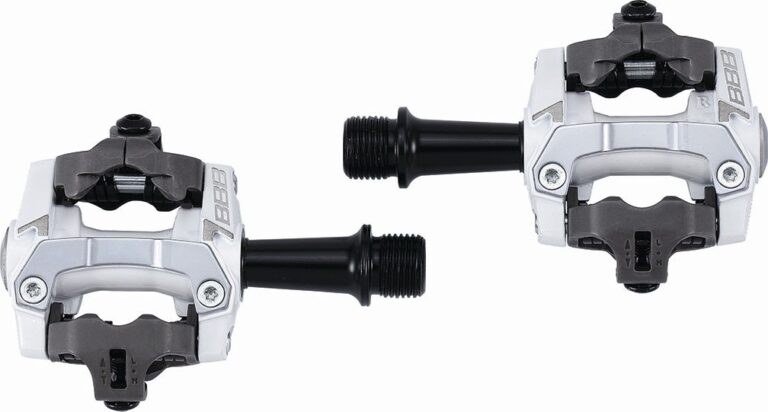 BBB Cycling BPD-14 Forcemount Clipless Crmo Axle Pedals - White