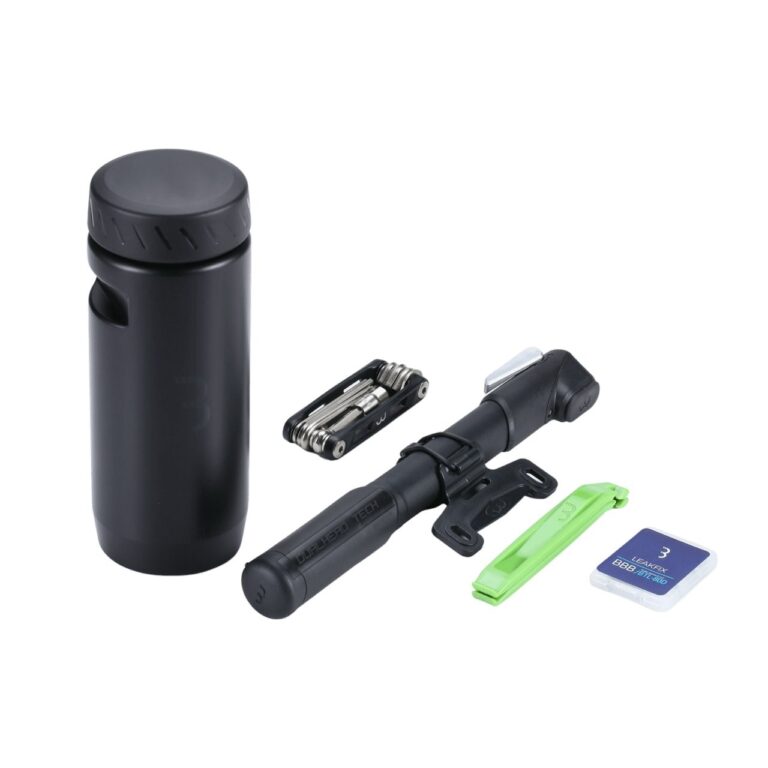 BBB Cycling BSB-64 Set Combi Set Tools &amp; Tubes L Saddlebag Toolkit - Black
