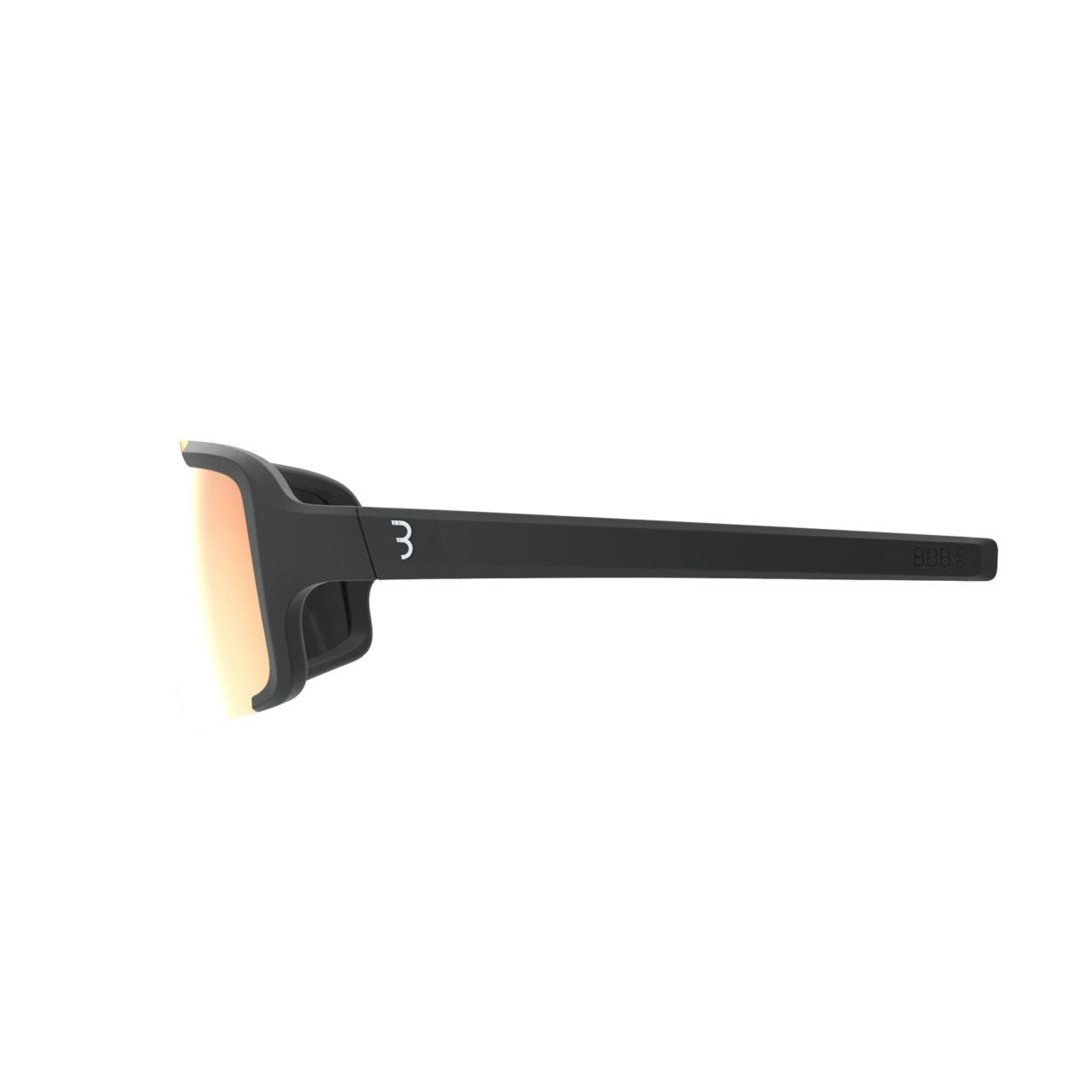 BBB Cycling BSG-69-OR-NS Chester Frame Orange Lens Sunglasses - Matte Black