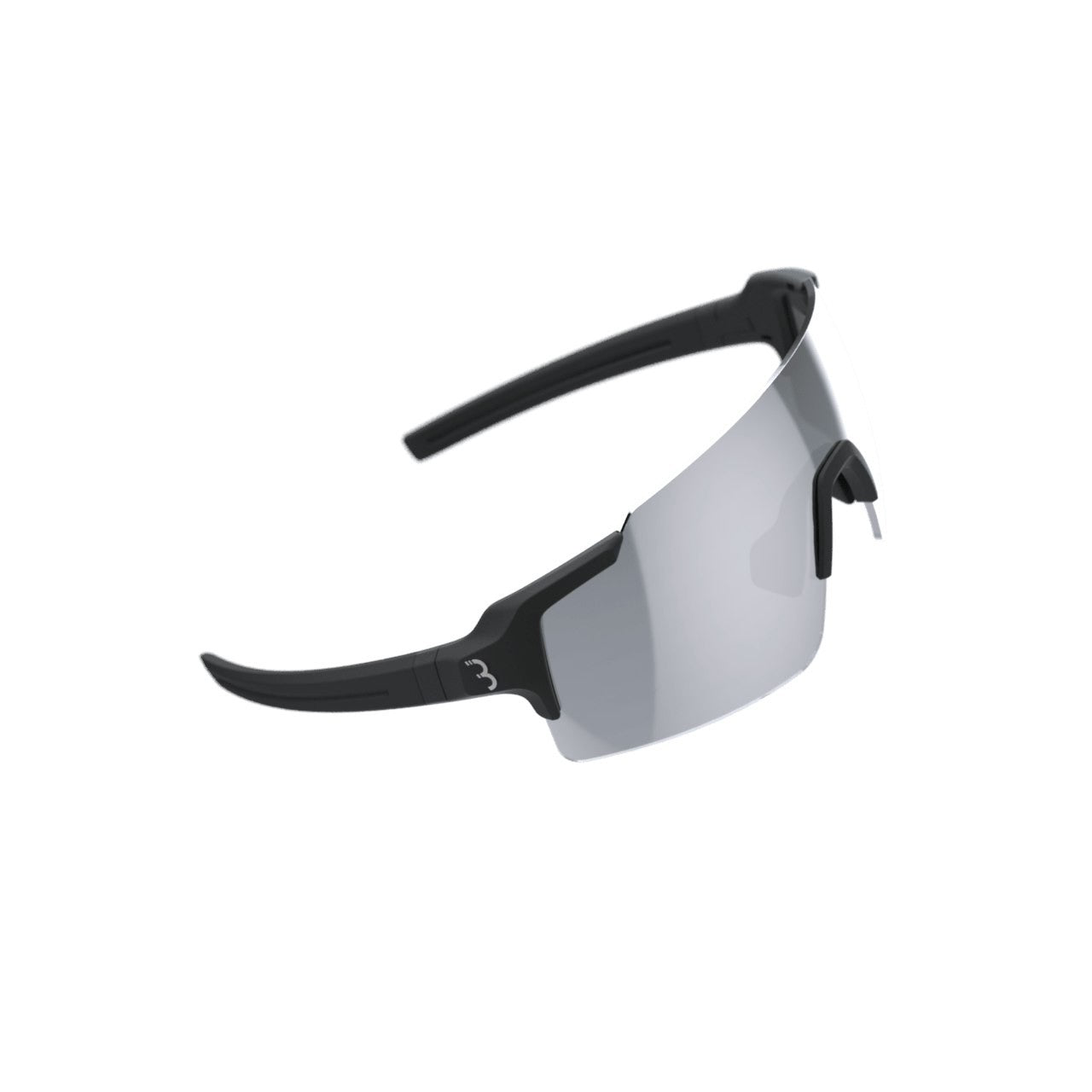 BBB Cycling BSG-70B-NS Full View HC Smoke Sports Glasses - Silver
