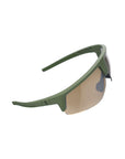 BBB Cycling Comet Amber Flash Mirror Sports Glasses - Matt Olive Green