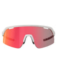 BBB Cycling Valor Sports Glasses Flux Red MLC Lens + Extra Clear Lens - Matt White