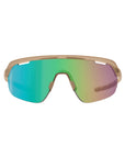 BBB Cycling ARC Sports Glasses Flux Green MLC Lens + Extra Clear Lens - Smoke
