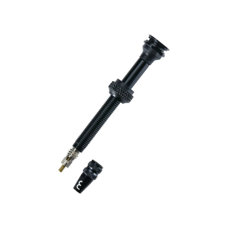 BBB Cycling BTI-160 Tubeless Valves AL Removable Core 2 Pcs - 40MM Black