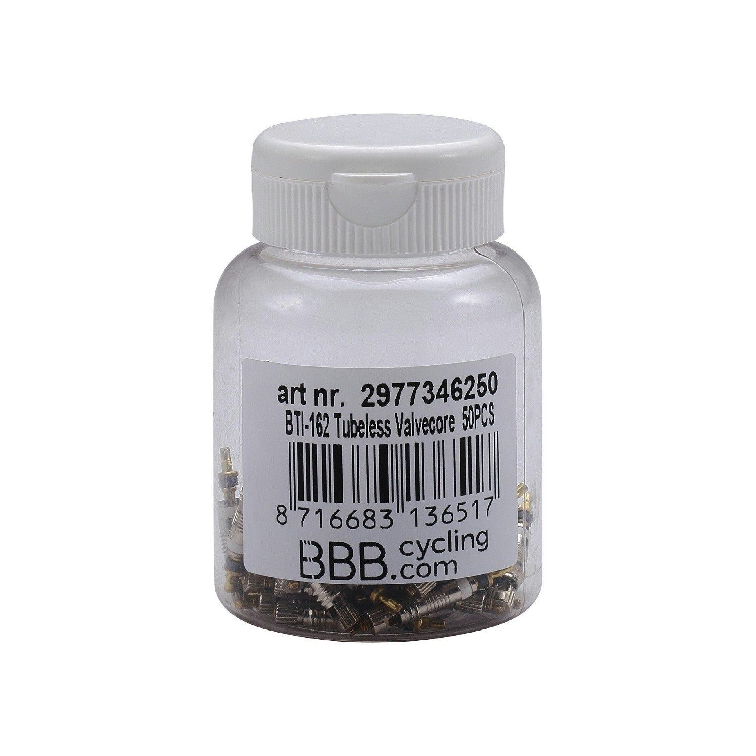 BBB Cycling BTI-162 Tubeless Valve Core 50 Pieces