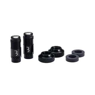 BBB Cycling Valve Core Caps Set 2pc - Black