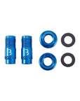 BBB Cycling Valve Core Caps Set 2pc - Blue