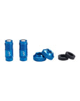BBB Cycling Valve Core Caps Set 2pc - Blue