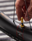 BBB Cycling Valve Core Caps Set 2pc - Gold