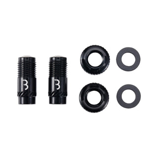 BBB Cycling Valve Core Caps Set 2pc - Black