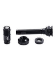 BBB Cycling Valve Core Cap AL Valve Set 2pc 40mm - Black
