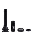BBB Cycling Valve Core Cap AL Valve Set 2pc 40mm - Black