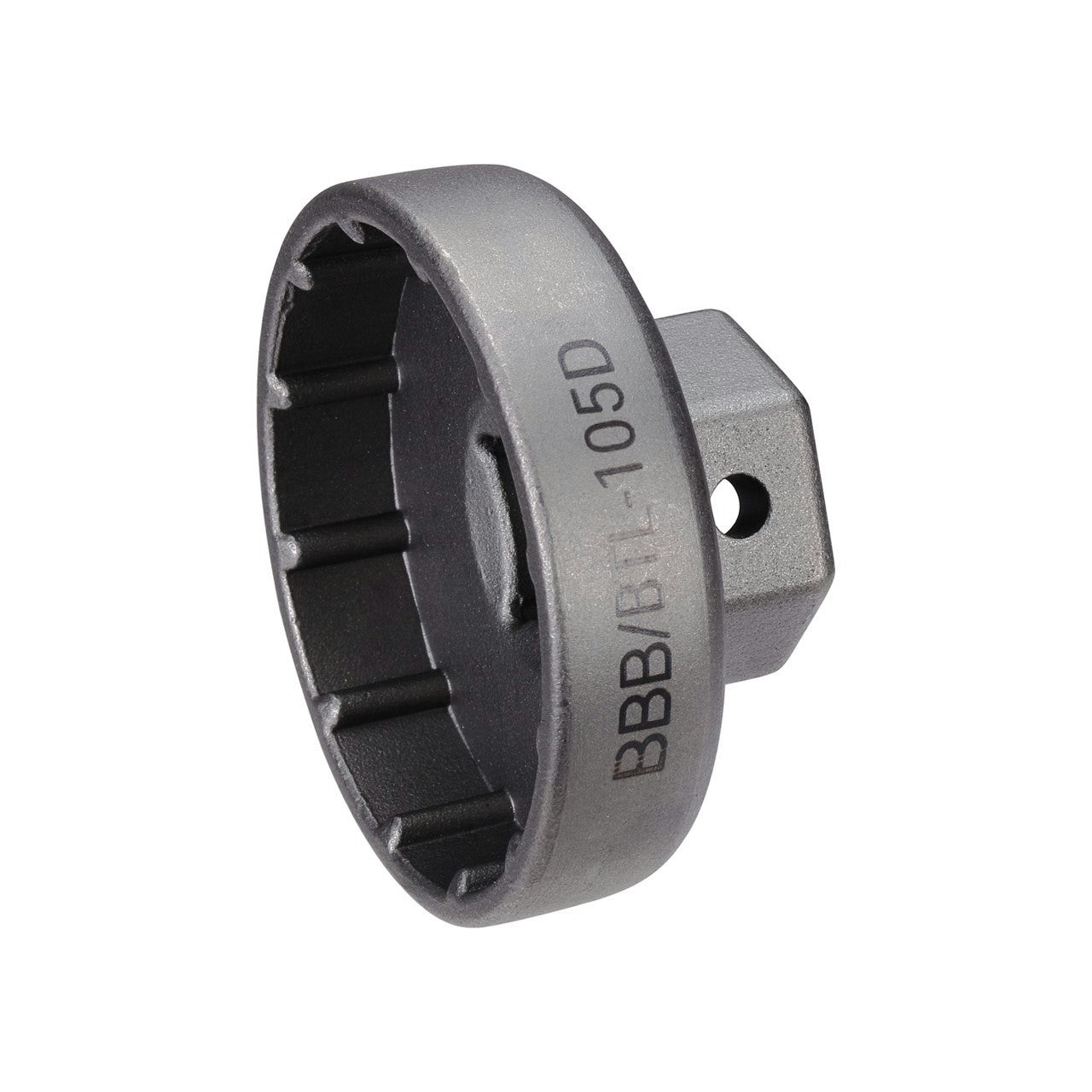 BBB Cycling BTl-105D Tool 1/2" Socket Bracket Plug Dub Bottom Bracket Tool - Grey