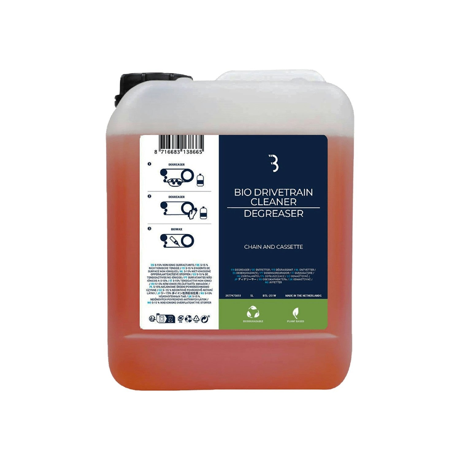 BBB Cycling BTL-250W Degreaser Bio Drivetrain Cleaner 5L
