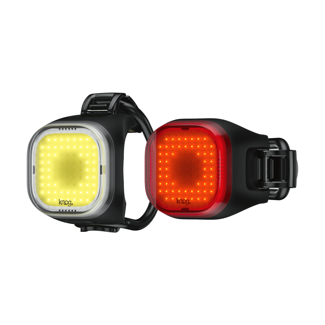 Knog Blinder Mini 50/30 USB Rechargeable Light Set Square Light Pattern