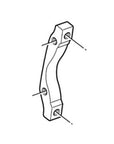 Shimano F160P/SA Disc Brake Mount Adaptor 180mm