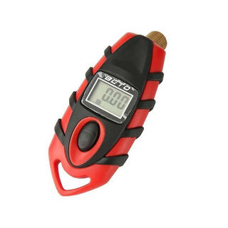 Beto Digital Tyre Pressure Gauge Presta And Schrader - Red