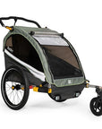 Burley D'Lite X Double Trailer - Green