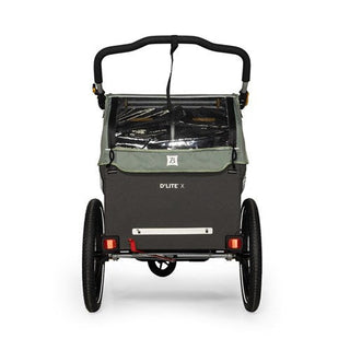 Burley D'Lite X Double Trailer - Green