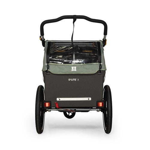 Burley D'Lite X Double Trailer - Green