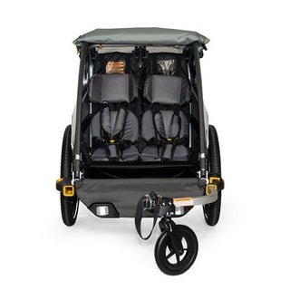 Burley D'Lite X Double Trailer - Green