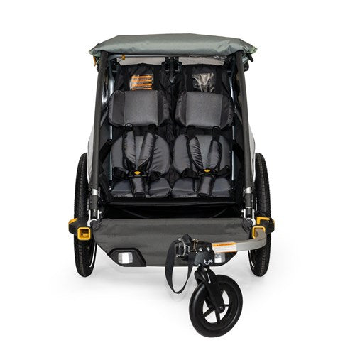 Burley D'Lite X Double Trailer - Green