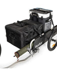 Burley Flatbed Cargo Trailer - Black