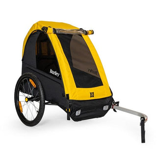 Burley Bee Single Bike Trailer - Yellow/Black