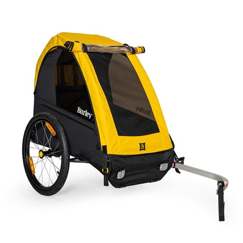 Burley Bee Single Bike Trailer - Yellow/Black
