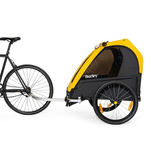 Burley Bee Double Bike Trailer - Yellow/Black