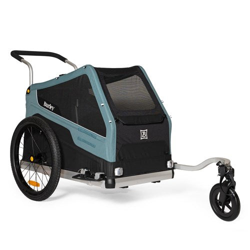 Burley Bark Ranger Trailer - Black/Turquoise Matt
