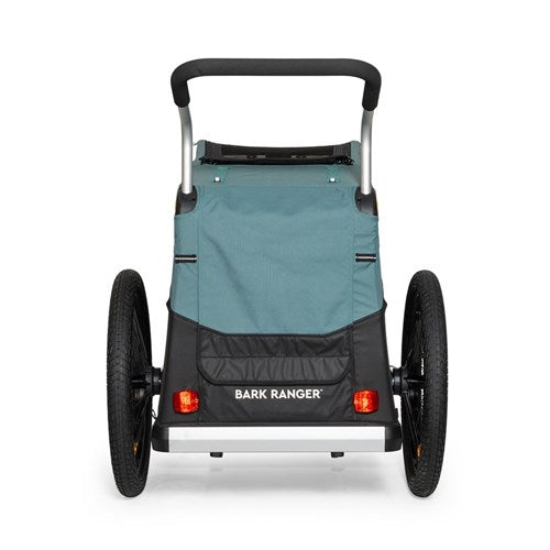 Burley Bark Ranger Trailer - Black/Turquoise Matt