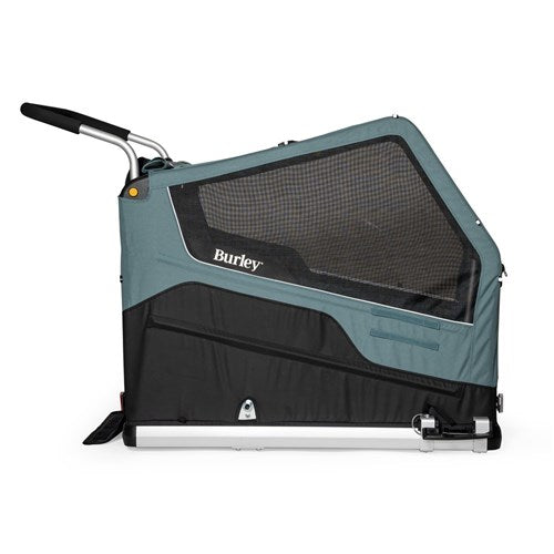 Burley Bark Ranger Trailer - Black/Turquoise Matt