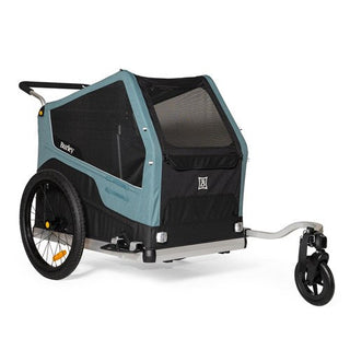 Burley Bark Ranger XL Pet Trailer - Black/Turquoise Matt